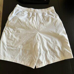 Lululemon white mens shorts small